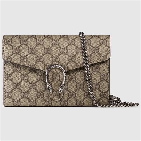 gucci beige gg supreme dionysus chain wallet bag|Gucci Gucci Dionysus Gg Supreme Chain Wallet In Beige .